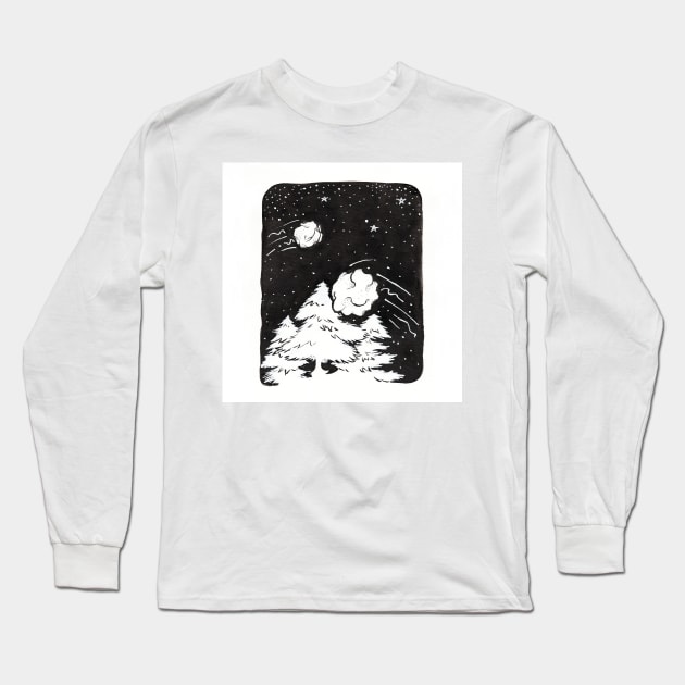 Snowball Fight Long Sleeve T-Shirt by JJLosh